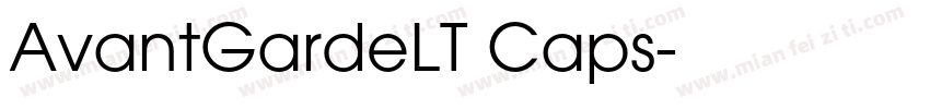 AvantGardeLT Caps字体转换